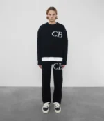 Black Cole Buxton CB Logo Knit Tracksuit