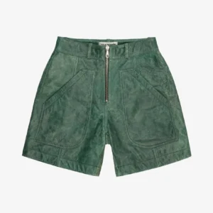 CB CRACKED LEATHER SHORT