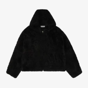 CB HOODED SHEARLING JACKET