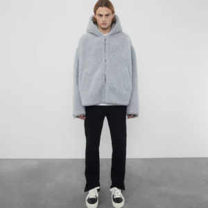 CB HOODED SHEARLING JACKETS