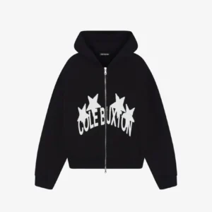 Cole Buxton 4 Star Zipped Tracksuit Black