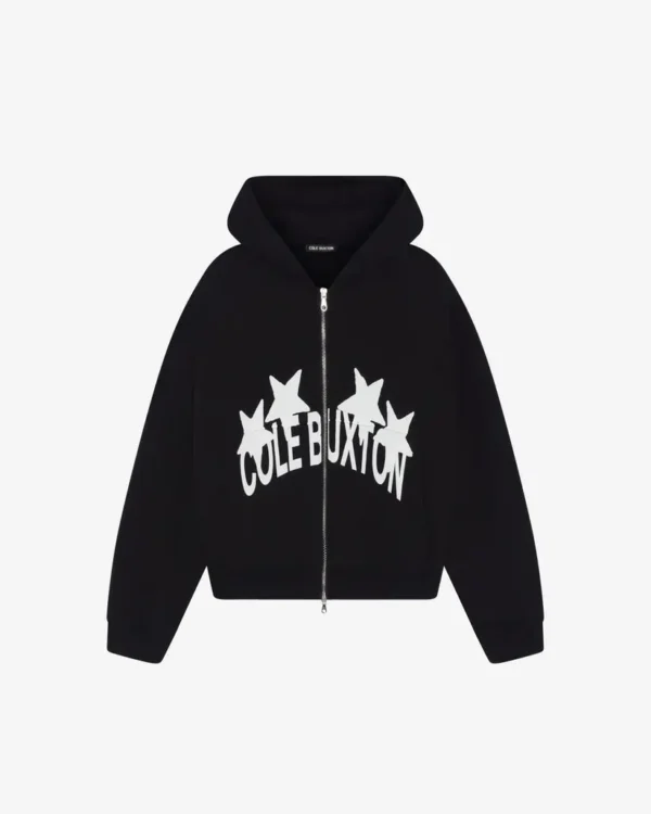 Cole Buxton 4 Star Zipped Tracksuit Black