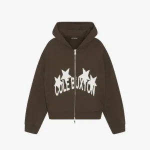 Cole Buxton 4 Star Zipped Tracksuit Brown