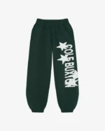 Cole Buxton 4 Star Zipped Tracksuit Forest Green