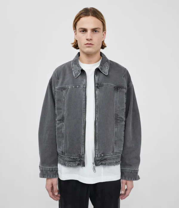 DISTRESSED CARPENTER JACKET