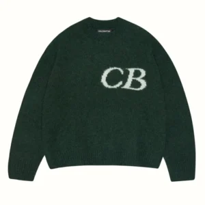 Green Cole Buxton CB Logo Knit Tracksuit