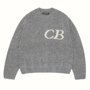 Grey Cole Buxton CB Logo Knit Tracksuit