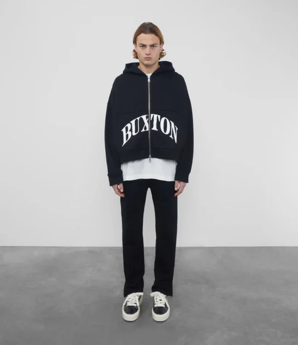 HEAVYWEIGHT CROPPED LOGO HOODIE