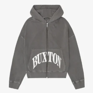 HEAVYWEIGHT CROPPED LOGO ZIP HOODIE