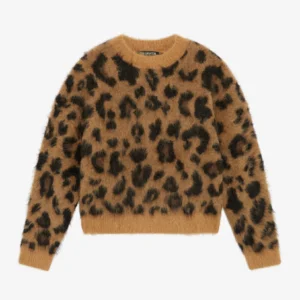 LEOPARD KNIT SWEATER