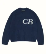 Navy Cole Buxton CB Logo Knit Tracksuit