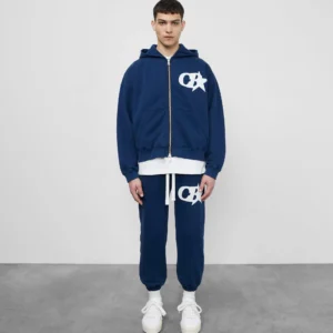 Navy Cole Buxton CB Star Zipped Tracksuit