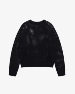 OPEN WEAVE KNIT SWEATSHIRTS