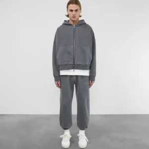 Washed Black Cole Buxton Warm-Up Zipped Tracksuit