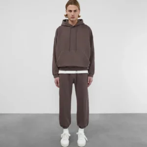 Washed Brown Cole Buxton Heavyweight Warm-Up Tracksuit